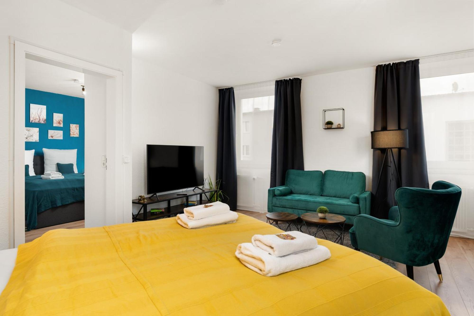 Free Living - City Design Apartments, Zentrum, Outlet, Balkon, Kueche Wolfsburg Luaran gambar