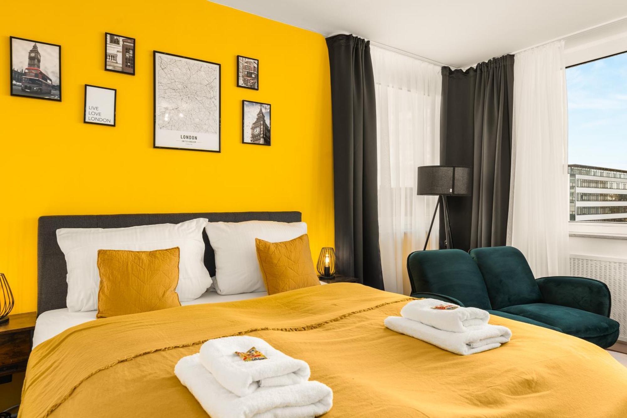 Free Living - City Design Apartments, Zentrum, Outlet, Balkon, Kueche Wolfsburg Luaran gambar