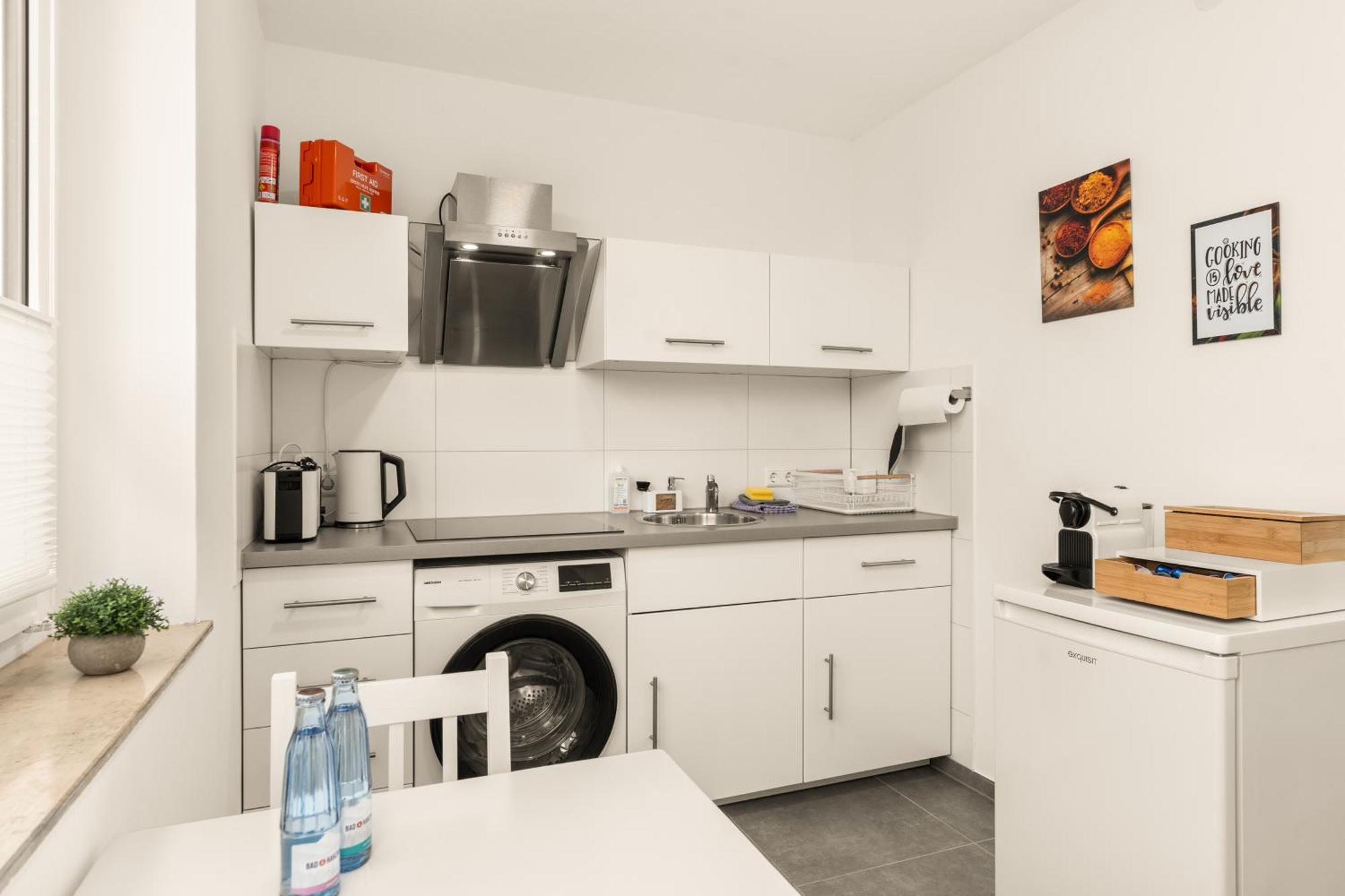 Free Living - City Design Apartments, Zentrum, Outlet, Balkon, Kueche Wolfsburg Luaran gambar